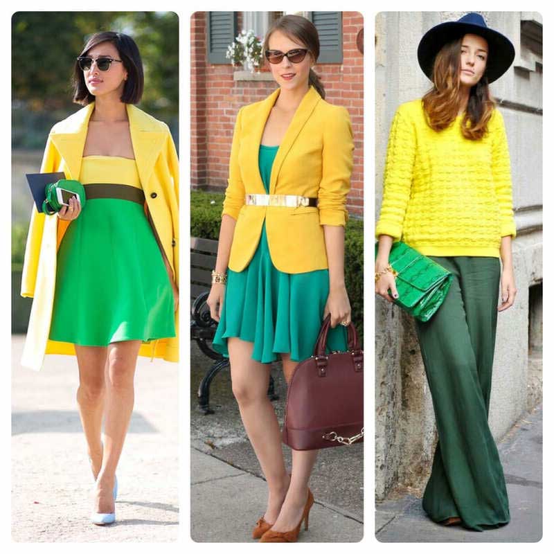 Как сочетать зеленый цвет в одежде