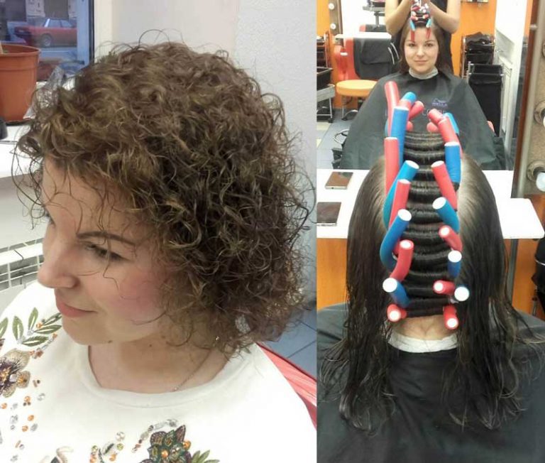 Биозавивка на тонкие редкие волосы фото до и после