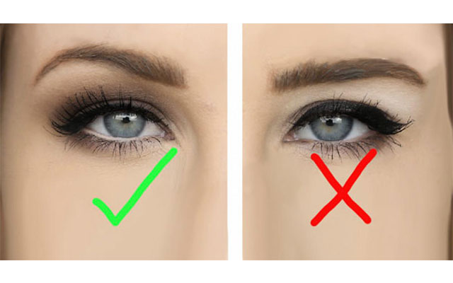 Увеличить глаза с помощью макияжа